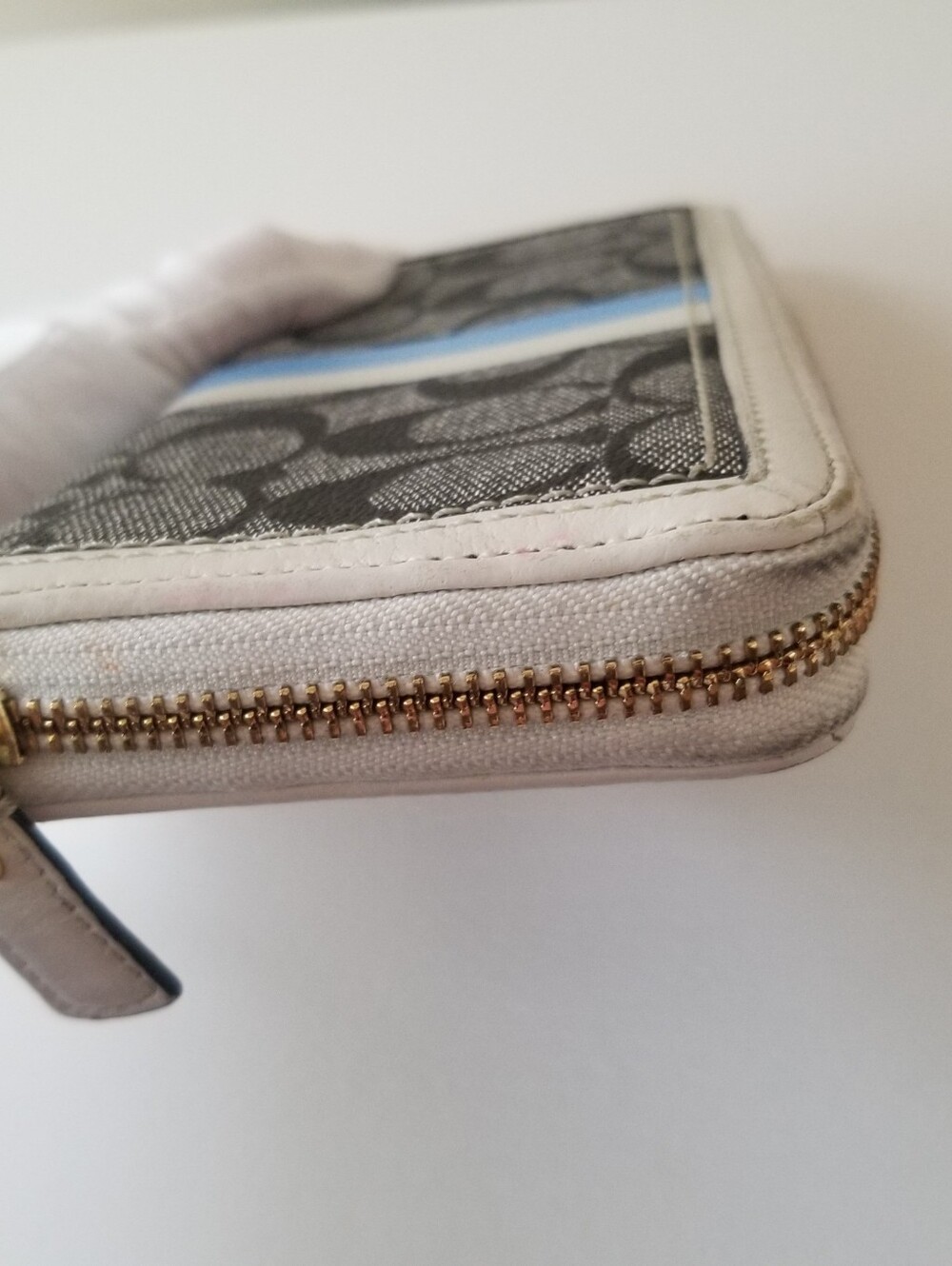 Coach Signature C Monogram Zip Around Wallet - Picture 6 of 10